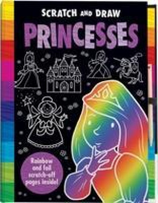 Книга Scratch & Draw Princess - Scratch Art Activity Book Nat Lambert