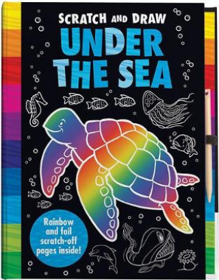 Книга Scratch & Draw Ocean Animals - Scratch Art Activity Book Susie Linn