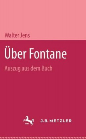 Книга Uber Fontane Walter Jens