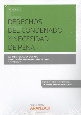 Kniha DERECHOS DEL CONDENADO Y NECESIDAD DE PENA CARMEN JUANATEY