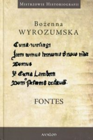 Książka Fontes Wyrozumska Bożenna