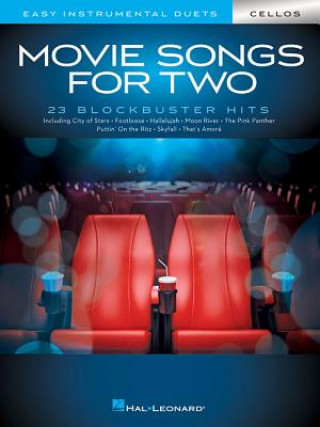 Książka Movie Songs for Two Cellos: Easy Instrumental Duets Hal Leonard Corp