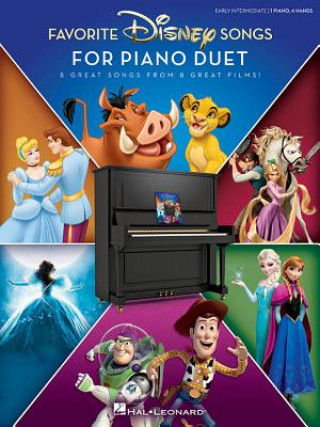 Carte Favorite Disney Songs for Piano Duet: 1 Piano, 4 Hands / Early Intermediate Hal Leonard Corp
