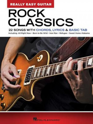 Książka ROCK CLASSICS REALLY EASY GUITAR SERIES Hal Leonard Corp