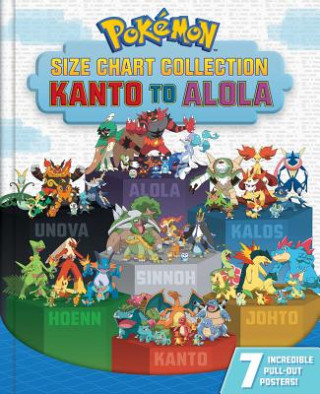 Book Pokémon Size Chart Collection: Kanto to Alola Pikachu Press