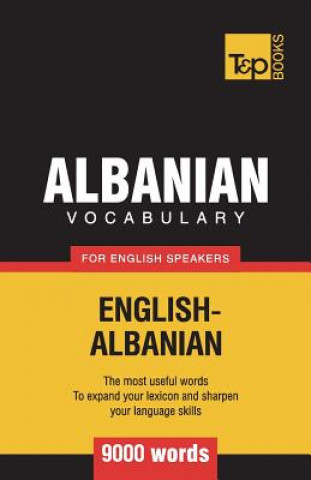 Könyv Albanian vocabulary for English speakers - 9000 words Andrey Taranov
