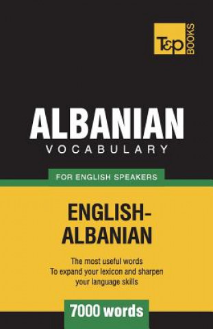 Kniha Albanian vocabulary for English speakers - 7000 words Andrey Taranov
