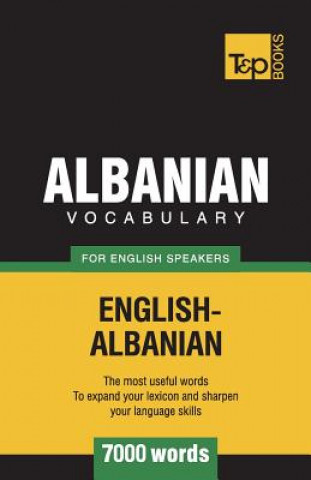 Buch Albanian vocabulary for English speakers - 7000 words Andrey Taranov