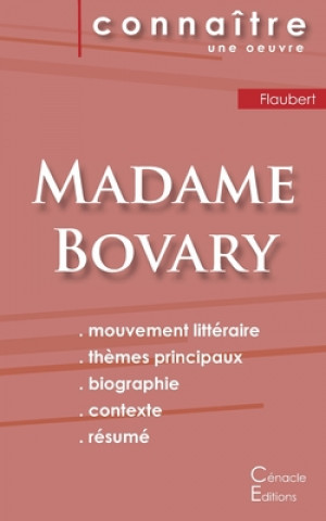Carte Fiche de lecture Madame Bovary de Gustave Flaubert (Analyse litteraire de reference et resume complet) Gustave Flaubert