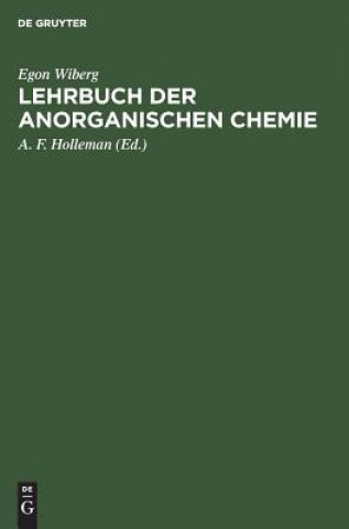 Kniha Lehrbuch der anorganischen Chemie Egon Wiberg