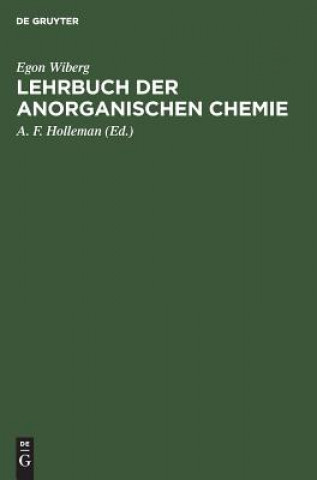 Книга Lehrbuch der anorganischen Chemie Egon Wiberg