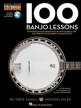 Книга 100 Banjo Lessons Greg Cahill