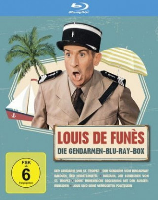 Видео Louis de Funes - Gendarmen, 3 Blu-ray Louis de Funes