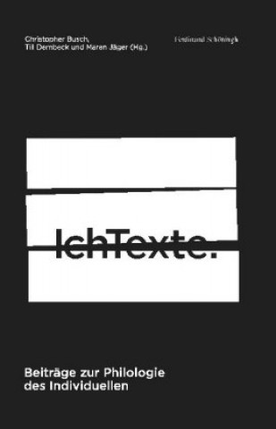 Book IchTexte. Till Dembeck