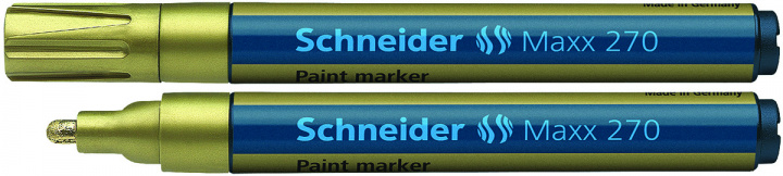 Articole de papetărie Marker olejowy SCHNEIDER Maxx 270 okrągły 1-3mm złoty 