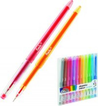 Papírenské zboží Długopisy żelowe Fiorello GR-F573 12 kolorów 