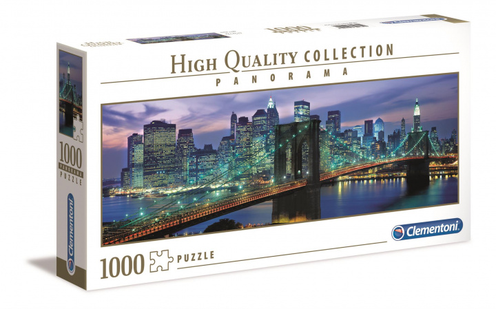 Hra/Hračka Puzzle Panorama 1000 dílků New York Brooklynský most 