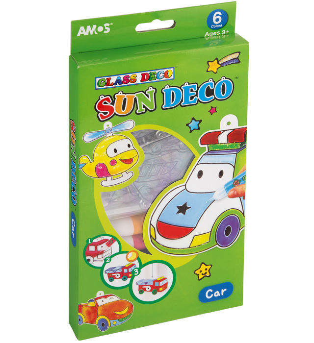 Papírenské zboží Farby witrażowe AMOS Car 