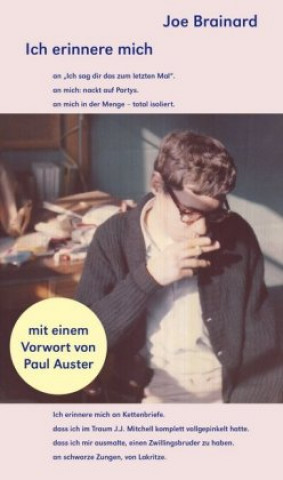 Kniha Ich erinnere mich Joe Brainard