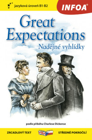 Knjiga Great Expectations/Nadějné vyhlídky Charles Dickens