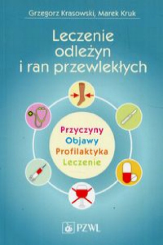 Knjiga Leczenie odleżyn i ran przewlekłych Krasowski Grzegorz