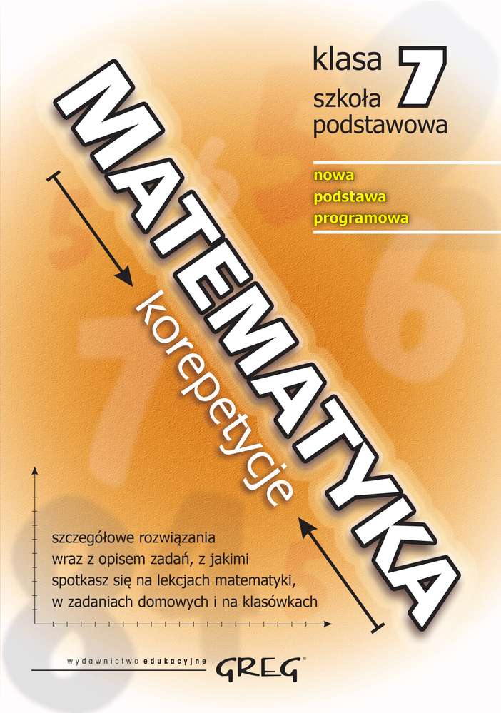 Книга Matematyka - korepetycje - szkoła podstawowa, klasa 7 Gancarczyk Roman