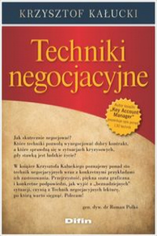 Buch Techniki negocjacyjne Kałucki Krzysztof