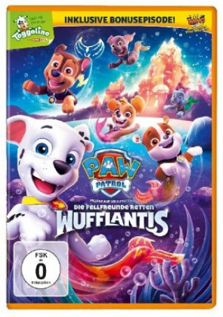 Wideo Paw Patrol: Die Fellfreunde retten Wufflantis, 1 DVD 