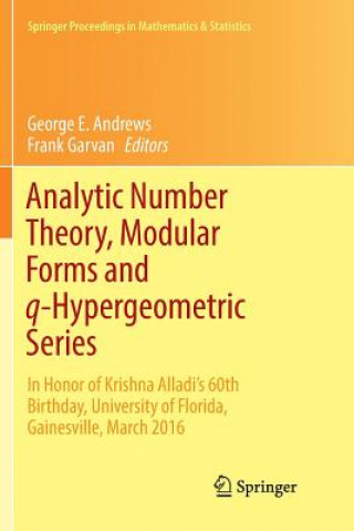 Libro Analytic Number Theory, Modular Forms and q-Hypergeometric Series George E. Andrews