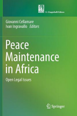 Kniha Peace Maintenance in Africa Giovanni Cellamare