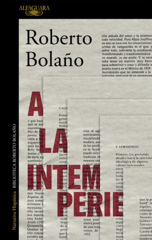 Libro la intemperie ROBERTO BOLAÑO