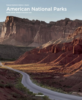 Carte American National Parks: Pacific Islands, Western & Southern USA 