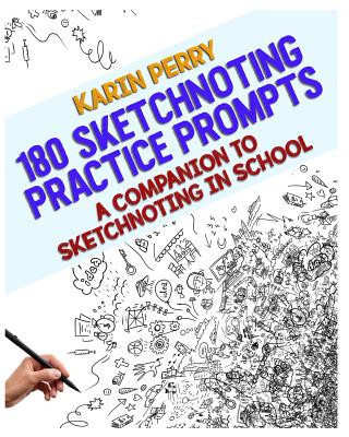 Könyv 180 Sketchnoting Practice Prompts Karin Perry