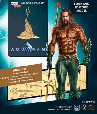 Book IncrediBuilds: Aquaman Book and 3D Wood Model Insight Editions