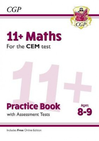 Carte 11+ CEM Maths Practice Book & Assessment Tests - Ages 8-9 (with Online Edition) CGP Books