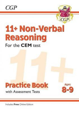 Kniha 11+ CEM Non-Verbal Reasoning Practice Book & Assessment Tests - Ages 8-9 (with Online Edition) CGP Books