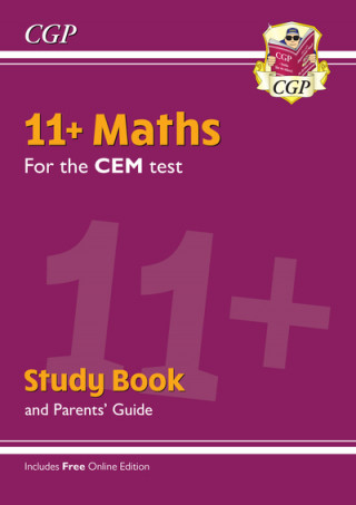 Książka 11+ CEM Maths Study Book (with Parents' Guide & Online Edition) CGP Books