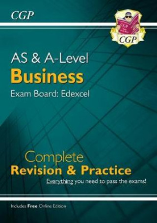 Könyv AS and A-Level Business: Edexcel Complete Revision & Practice with Online Edition CGP Books