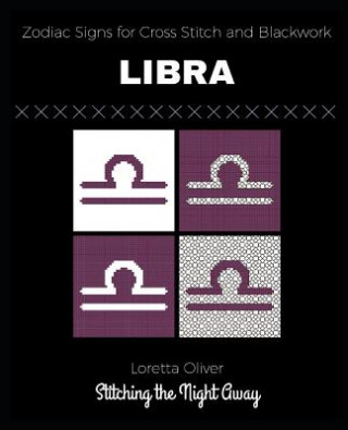 Książka Libra Zodiac Signs for Cross Stitch and Blackwork Loretta Oliver