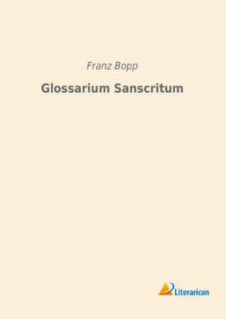 Carte Glossarium Sanscritum Franz Bopp