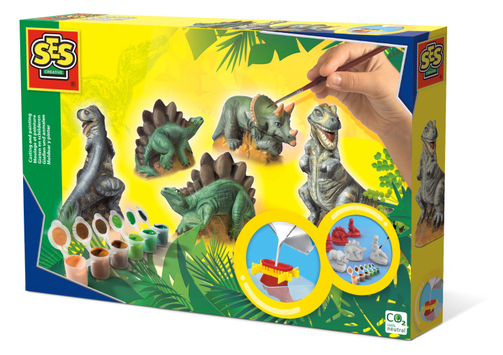 Hra/Hračka Zestaw do wykonania odlewów gipsowych 3D Dinozaury 