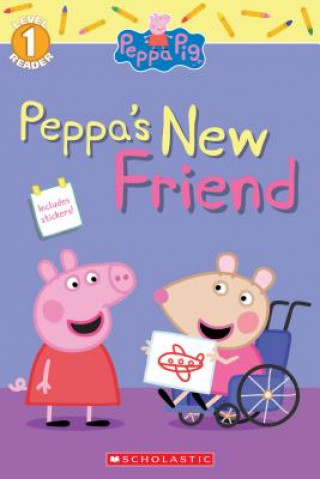 Книга Peppa's New Friend (Peppa Pig Level 1 Reader with Stickers) Daphne Pendergrass