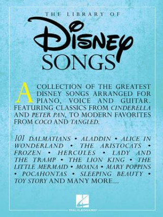 Kniha Library of Disney Songs Hal Leonard Corp