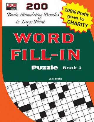 Kniha Word Fill-In Puzzle Book 1 Jaja Books
