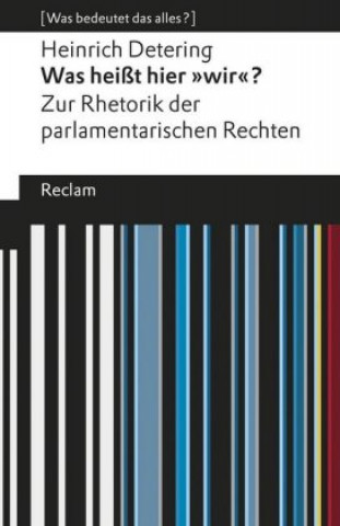 Buch Was heißt hier "wir"? Heinrich Detering