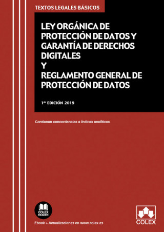 Книга LEY ORGÁNICA DE PROTECCIÓN DE DATOS PERSONALES Y GARANTÍA DE LOS DERECHOS DIGITA 