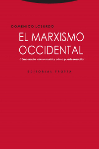 Książka EL MARXISMO OCCIDENTAL DOMENICO LOSURDO