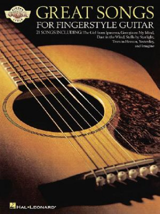 Carte Great Songs for Fingerstyle Guitar Hal Leonard Corp