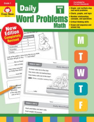 Carte Daily Word Problems Math, Grade 1 Teacher Edition Evan-Moor