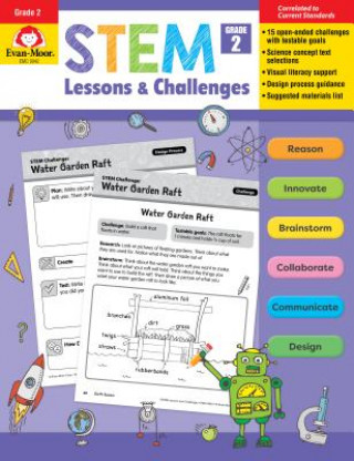 Könyv Stem Lessons and Challenges, Grade 2 Teacher Resource Evan-Moor
